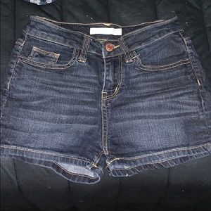 dark wash shorts